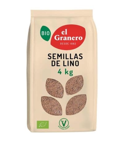 Semillas de Lino Bio 4kg El Granero Integral