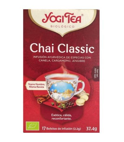 Te Chai Classic Infusion SGluten Bio 6x17inf Yogi Tea