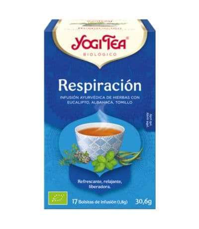 Infusion Respiracion SinGluten Bio Vegan 17inf Yogi Tea
