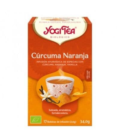 Infusion de Curcuma con Naranja SinGluten Bio Vegan 17inf Yogi Tea