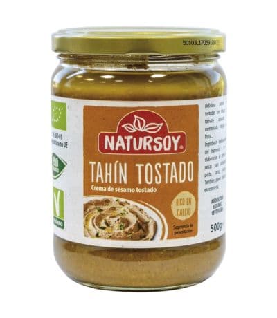 Tahin Tostado con Sal Vegan Bio 250g Natursoy