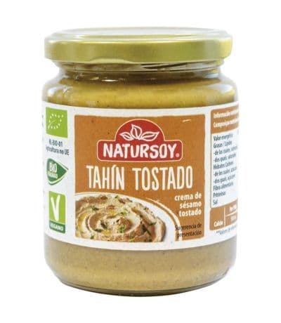 Tahin Tostado con Sal Bio Vegan 500g Natursoy