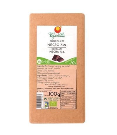 Chocolate Negro 73% Eco Vegan 100g Vegetalia