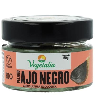 Ajo Negro Pelado Fermentado Bio Vegan 50g Vegetalia