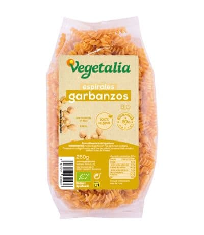 Espirales Garbanzos SinGluten Bio Vegan 250g Vegetalia