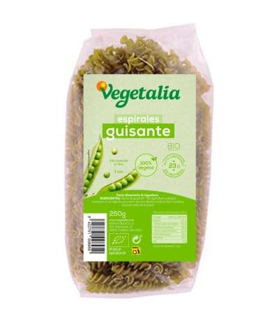 Espirales de Guisantes SinGluten Bio Vegan 250g Vegetalia