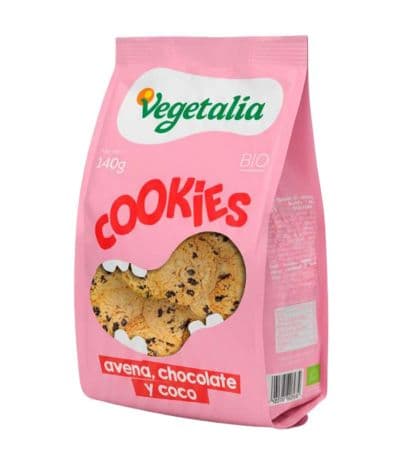 Cookies de Sarraceno Algarroba y Almendra Bio Vegan 140g Vegetalia