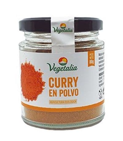 Curry en Polvo Bio Vegan 80g Vegetalia