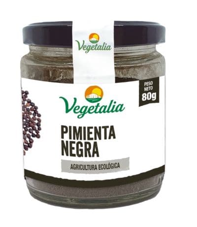 Pimienta Negra en Polvo Eco 80g Vegetalia