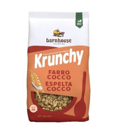 Muesli Krunchy Espelta Coco Bio Vegan 600g Barnhouse