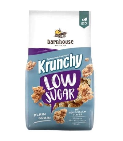 Muesli Krunchy Avena Bajo en Azucar Bio 375g Barnhouse