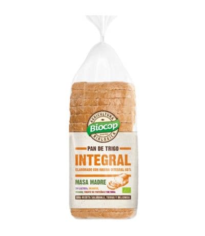 Pan Molde Trigo Integral Bio Vegan 400g Biocop