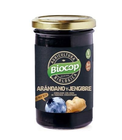 Compota de Arandanos y Jengibre Bio Vegan 265g Biocop