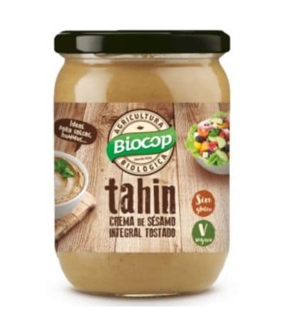 Tahin Tostado Integral Sin Sal SinGluten Bio Vegan 500g Biocop