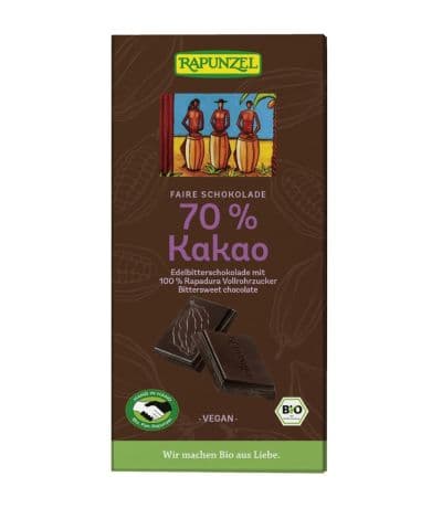 Chocolate Extra Negro Bio 80g Rapunzel