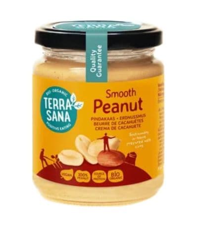 Crema de Cacahuete Fina Bio Vegan 250g Terrasana
