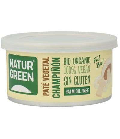 Pate de Champiñones SinGluten Bio Vegan 125g NaturGreen