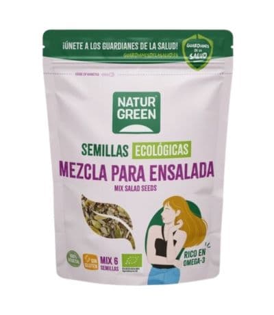 Mezcla 6 Semillas Ensalada SinGluten Bio Vegan 200g NaturGreen