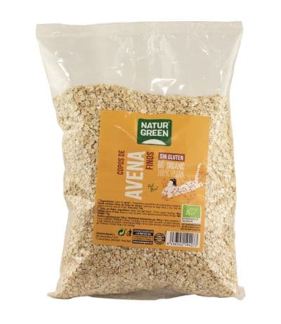 Copos de Avena Finos SinGluten Bio Vegan 1kg NaturGreen
