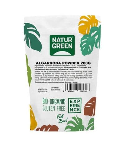 Algarroba en Polvo SinGluten Bio Vegan 200g NaturGreen