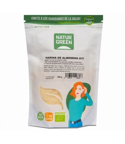 Harina de Almendra SinGluten Bio Vegan 300g NaturGreen