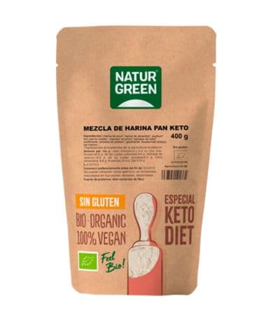 Mezcla Pan Keto Bio SinGluten 400g NaturGreen