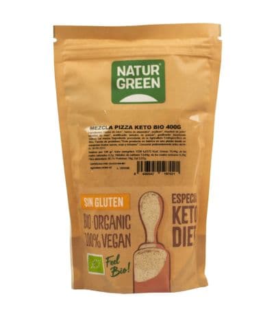 Mezcla Pizza Keto Bio SinGluten 400g NaturGreen