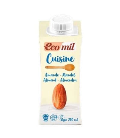 Crema de Almendras Cocinar SinGluten Bio Vegan 200ml Ecomil