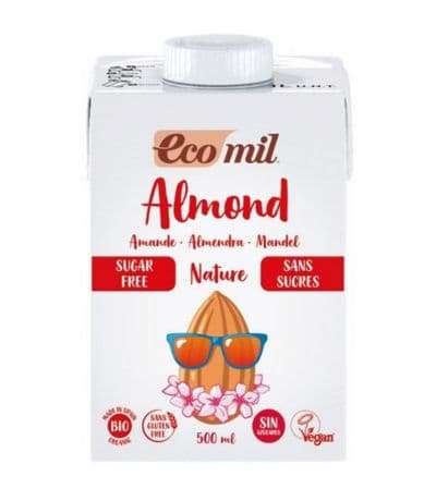 Bebida Vegetal de Almendra SinGluten Bio Vegan 6x500ml Ecomil