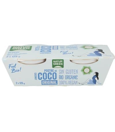 Postre Coco Original Bio 2x125g NaturGreen