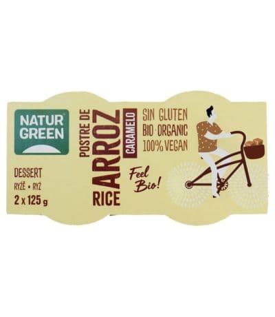Postre Arroz Caramelo Bio 2x125g NaturGreen