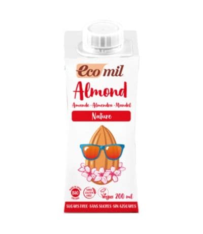 Bebida Vegetal Almendra Nature Bio 24x200 ml Ecomil