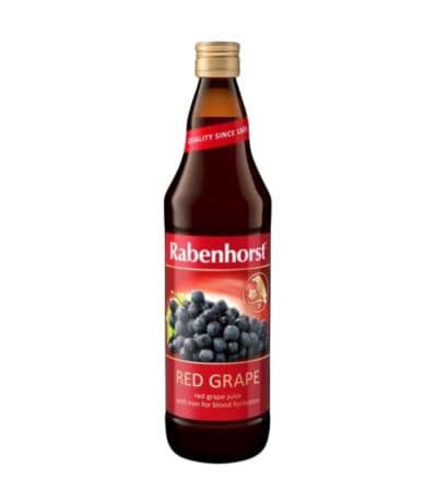 Zumo Uva Roja con Hierro Vegan 750ml Rabenhorst