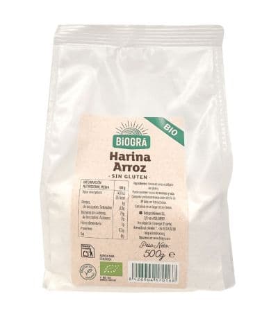 Harina de Arroz Eco Vegan 500g Biogra
