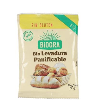 Levadura Panificable SinGluten Bio Vegan 9gr Biogra