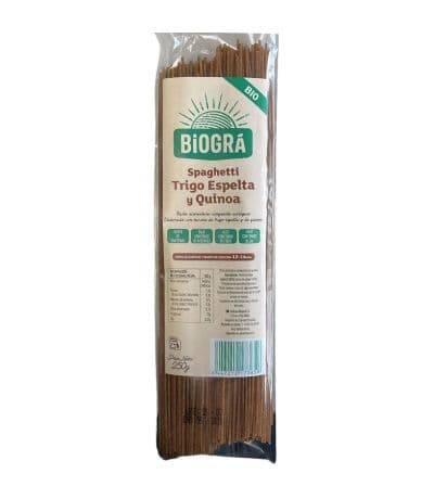Espagueti de Espelta y Quinoa Bio Vegan 250g Biogra