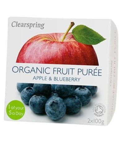 Compota de Manzana y Arandanos Vegan 2uds Clearspring