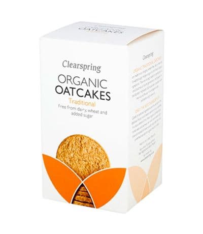 Tortitas de Avena con Sal Vegan SinAzucar 200g Clearspring