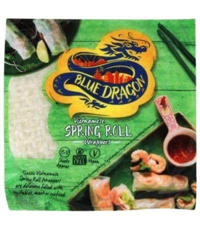 Rollitos Wrapp - Obleas de arroz Vegan 134g Blue Dragon