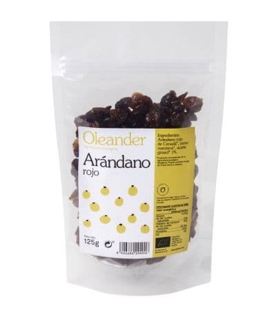 Arandano Rojo Deshidratado SinGluten Bio Vegan 125g Oleander