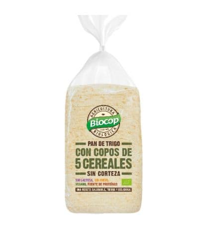 Pan Molde Copos de Cereales Sin Corteza Bio 300g Biocop