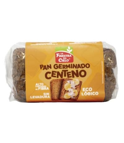 Pan Germinado de Centeno Eco Vegan 400g La Finestra Sul Cielo