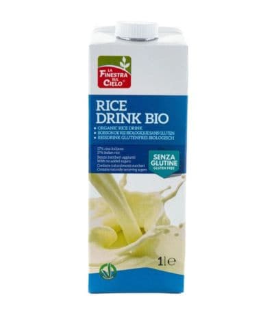 Bebida Vegetal de Arroz SinGluten Bio Vegan 6x1L La Finestra Sul Cielo