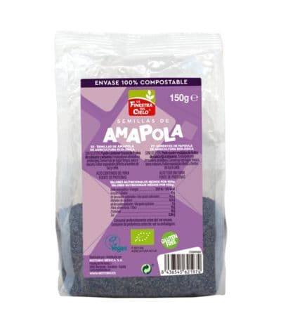 Semillas de Amapola 100% comp. 150g Bio La Finestra sul Cielo