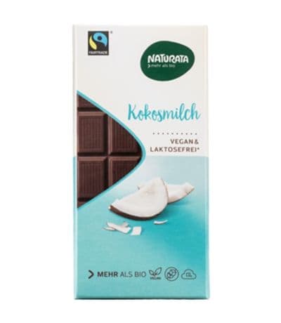 Cobertura Chocolate con Coco Eco Vegan 100g Naturata