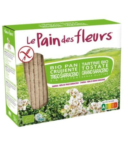 Tostadas de Trigo Sarraceno SinGluten Bio Vegan 150g Le Pain Des Fleurs