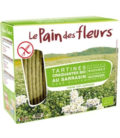 Tostadas de Trigo Sarraceno SinGluten Bio Vegan 300g Le Pain Des Fleurs