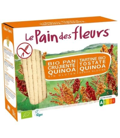 Tostadas Pan Quinoa SinGluten Bio Vegan 150g Le Pain Des Fleurs