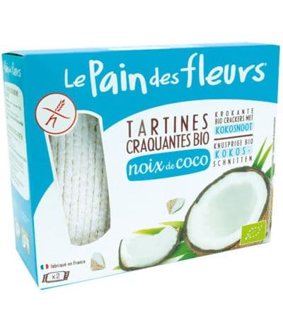 Tostadas de Pan Coco SinGluten Bio 150g Le Pain Des Fleurs