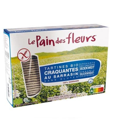 Tostadas de Trigo Sarraceno SinGluten Bio Vegan 300g Le Pain Des Fleurs